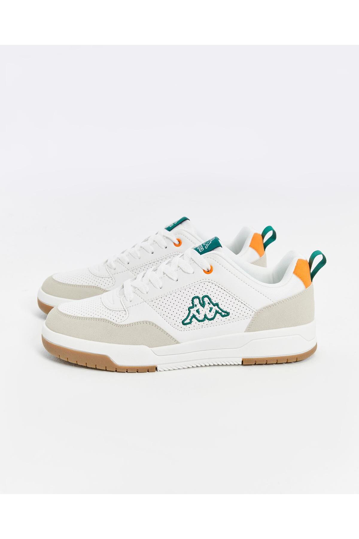 1_org_zoom-356.jpg Manis Erkek Beyaz-Turuncu Regular Sneaker - Görsel 1